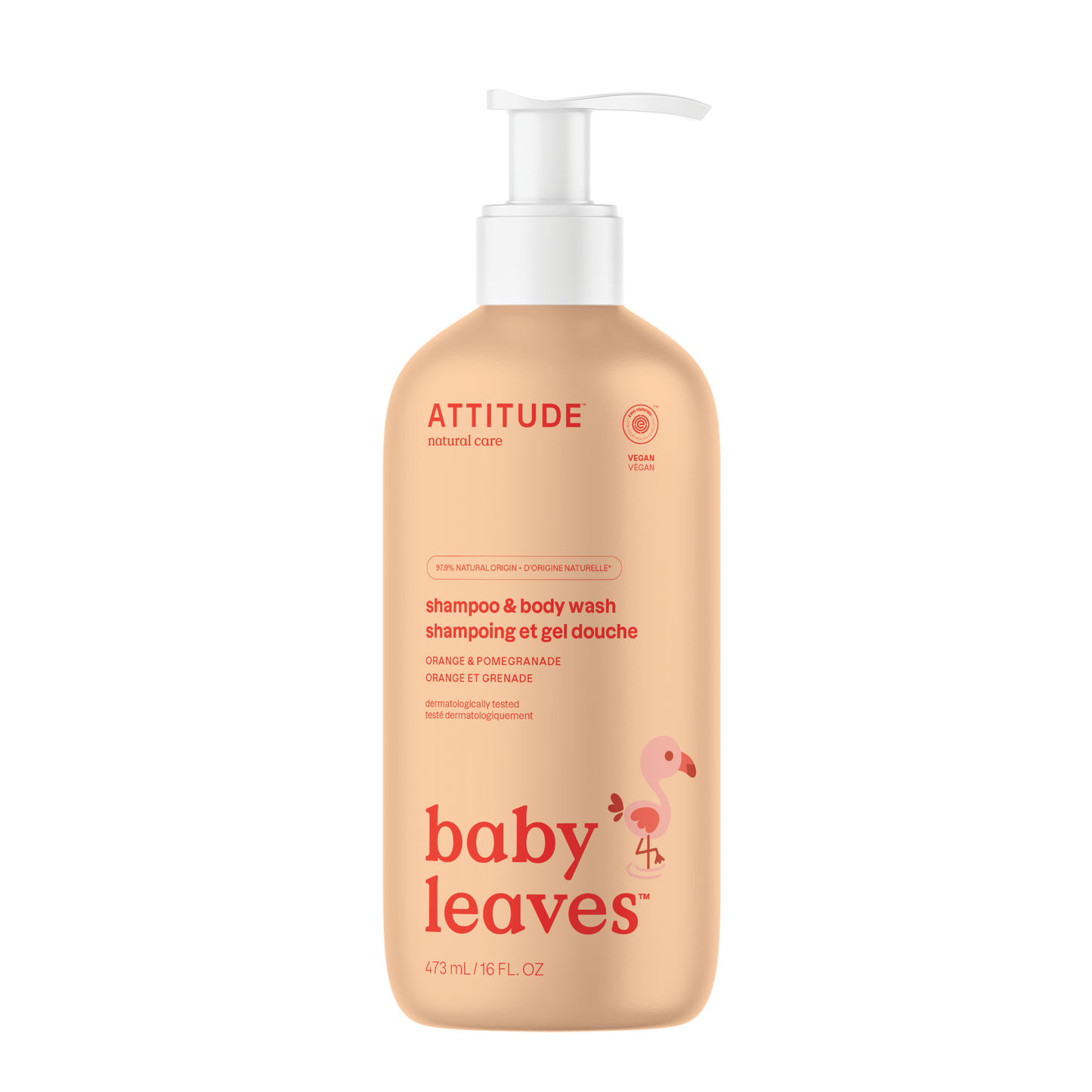 2 en 1 Shampoing et Gel Nettoyant : baby leaves™