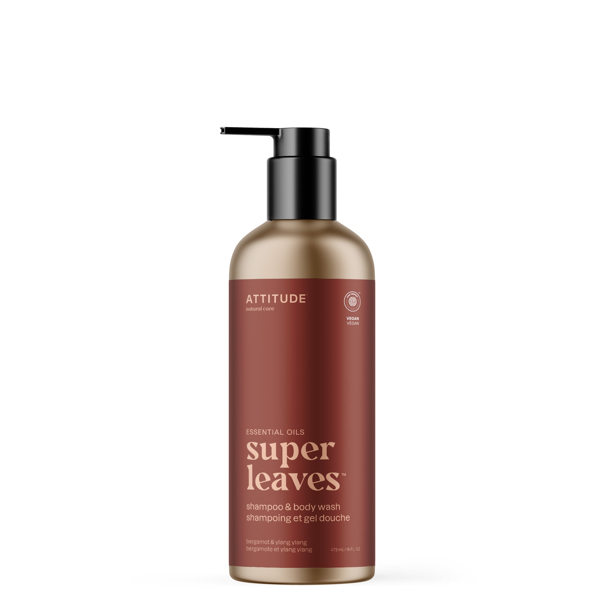 ATTITUDE Super Leaves Essential huile essentielle shampoing gel douche Bergamote et ylang-ylang 19002_fr?_main? 473ml