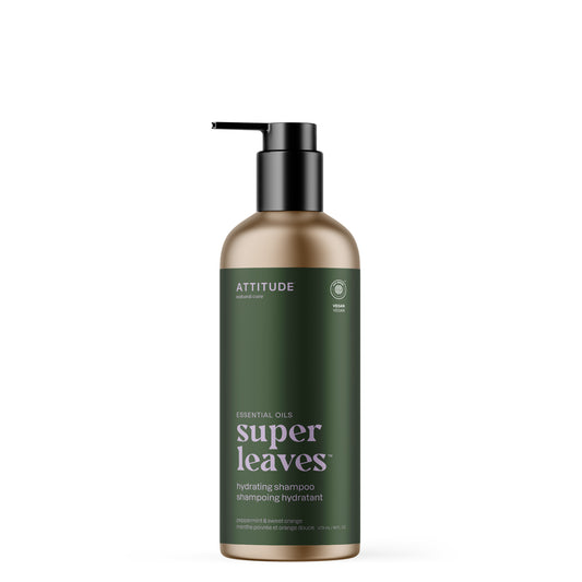 ATTITUDE Super Leaves Essential huile essentielle shampoing hydratant Menthe poivrée et orange douce 19104_fr?_main? 473ml