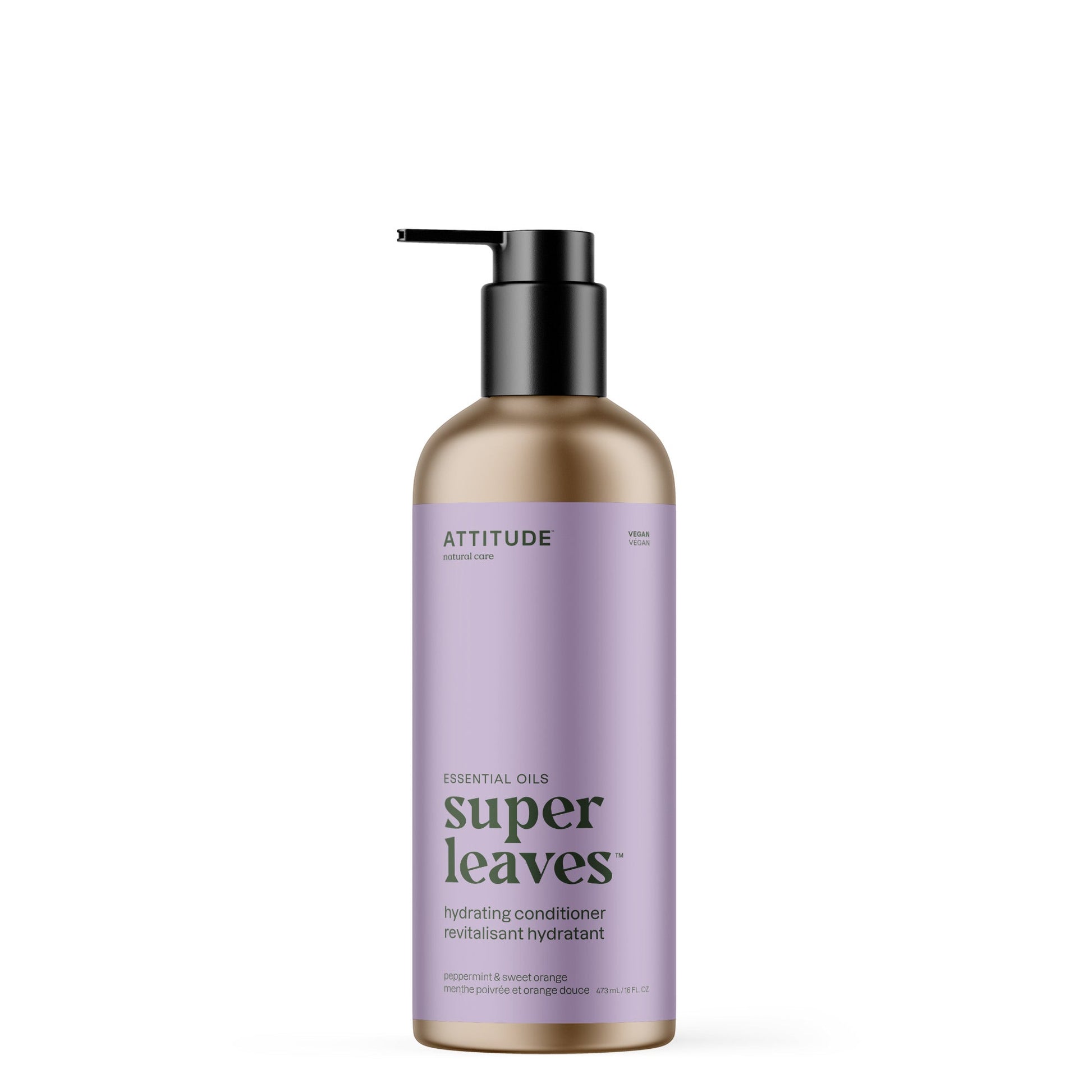 ATTITUDE Super Leaves Essential oils conditioner hydrating Peppermint and sweet orange 19114-btob_en?_main? 473mL