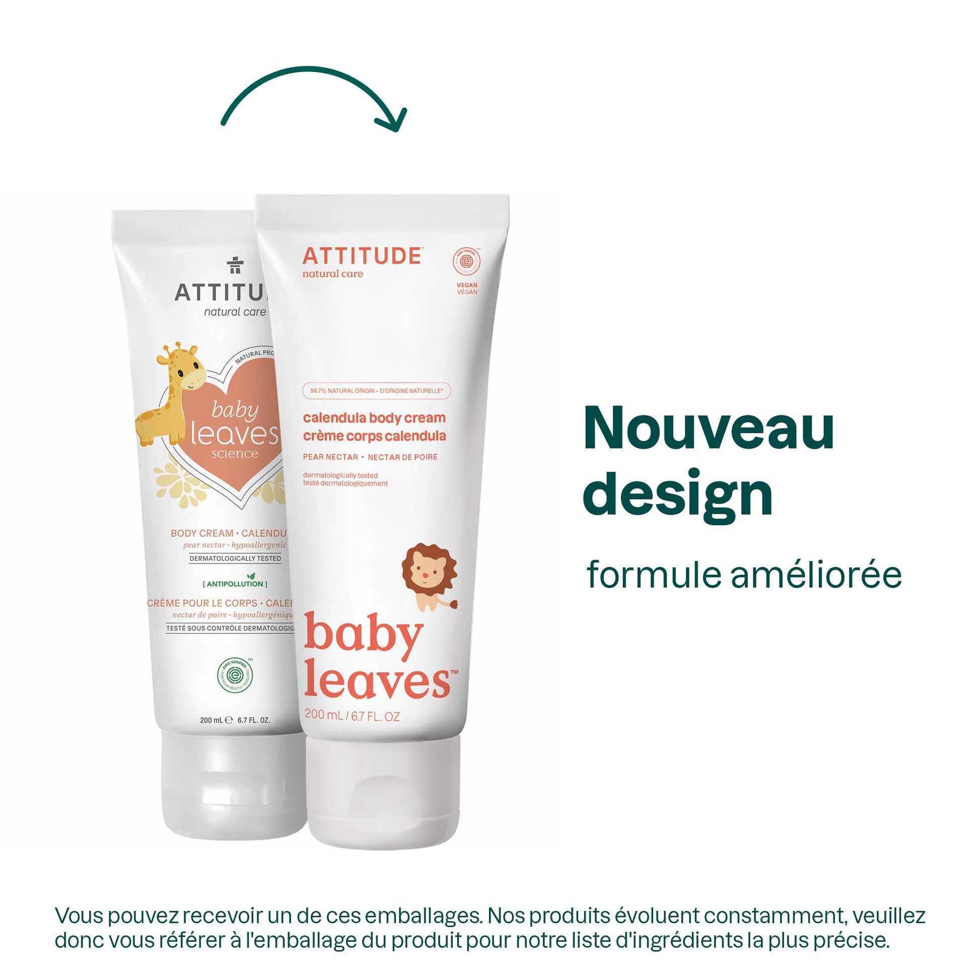 16712 ATTITUDE Baby Leaves™ - Crème corps pour bébé - Nectar de poire _fr?