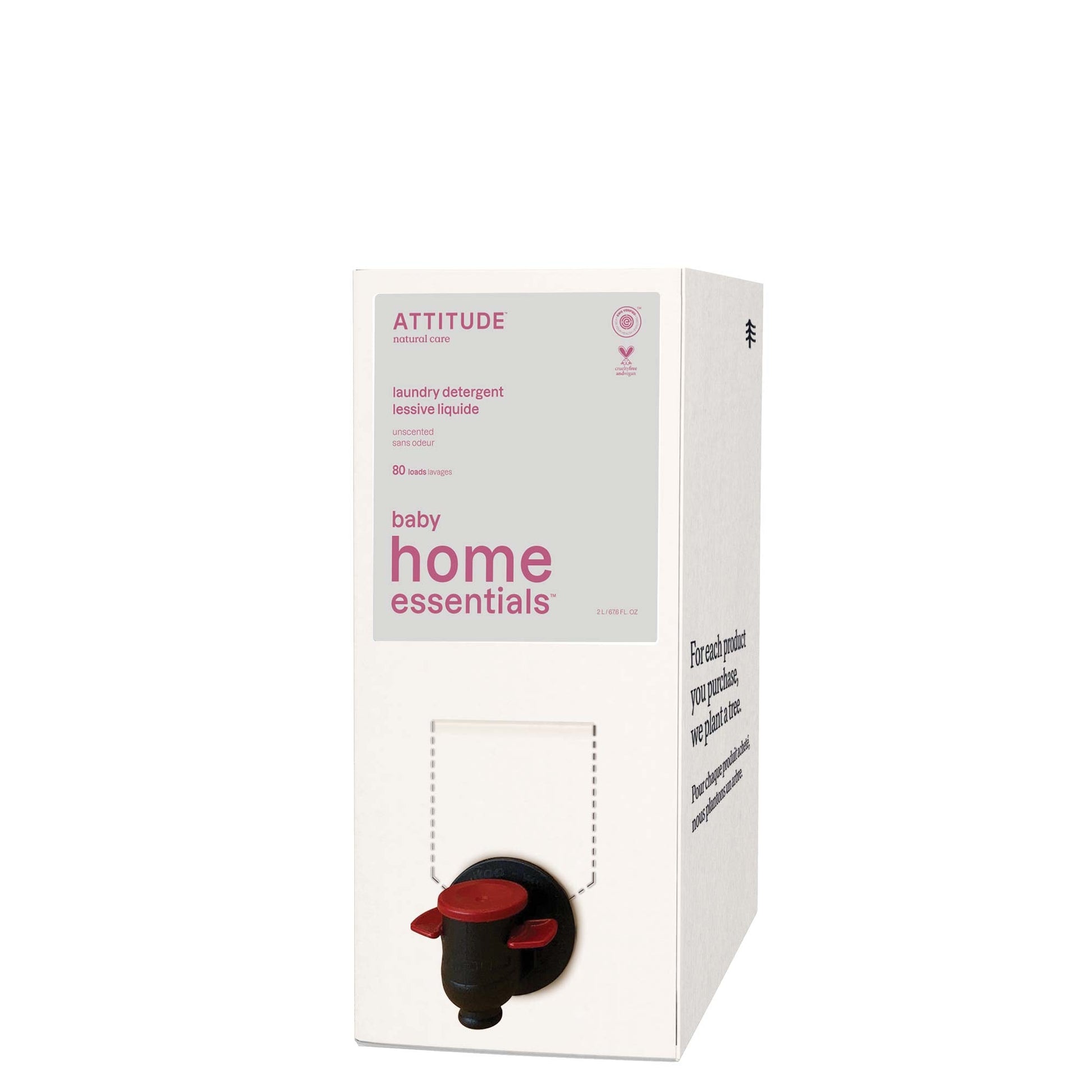 ATTITUDE Baby Home Essentials lessive liquide sans odeur 87200-btob_fr?_main? Sans odeur Éco-Recharge 2L