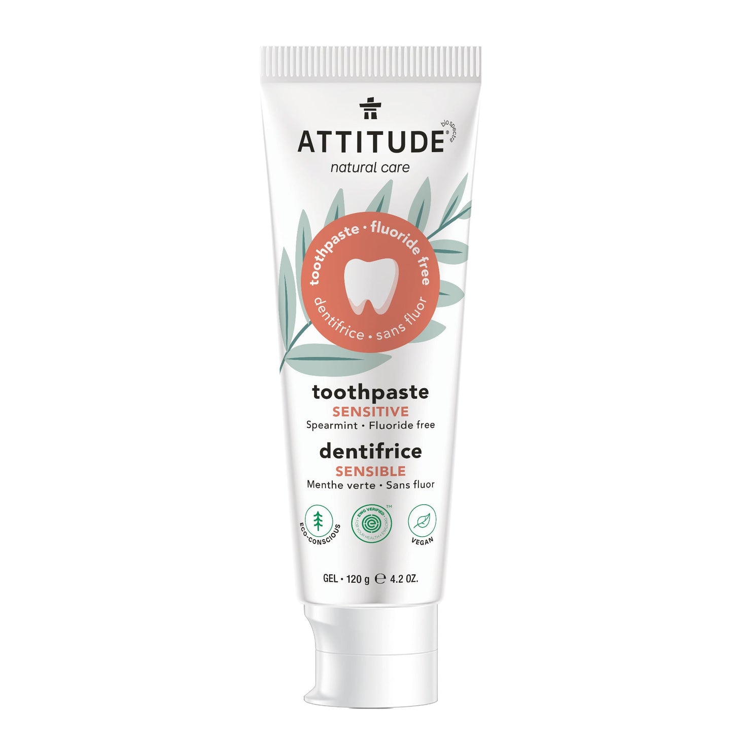 ATTITUDE Dentifrice Sensible Sans Fluor - Menthe verte_fr?_main?