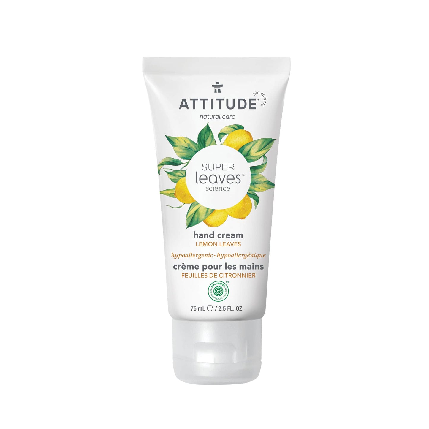 Crème pour les mains Super leaves™ Feuilles de citronnier ATTITUDE _fr? _main? - Feuilles de citronnier - 