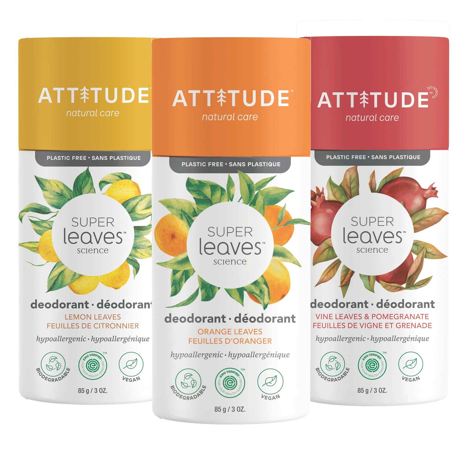 ATTITUDE Super leaves™ Déodorant naturel 3 fragrances fruités _fr? _main?