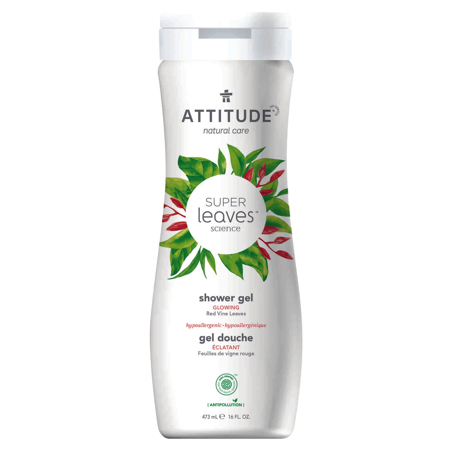 11294 ATTITUDE Super Leaves™ - Gel douche naturel - Effet éclatant - Certifié EWG Verified 11294_fr?_main? - Feuilles de vigne rouge - 473 mL