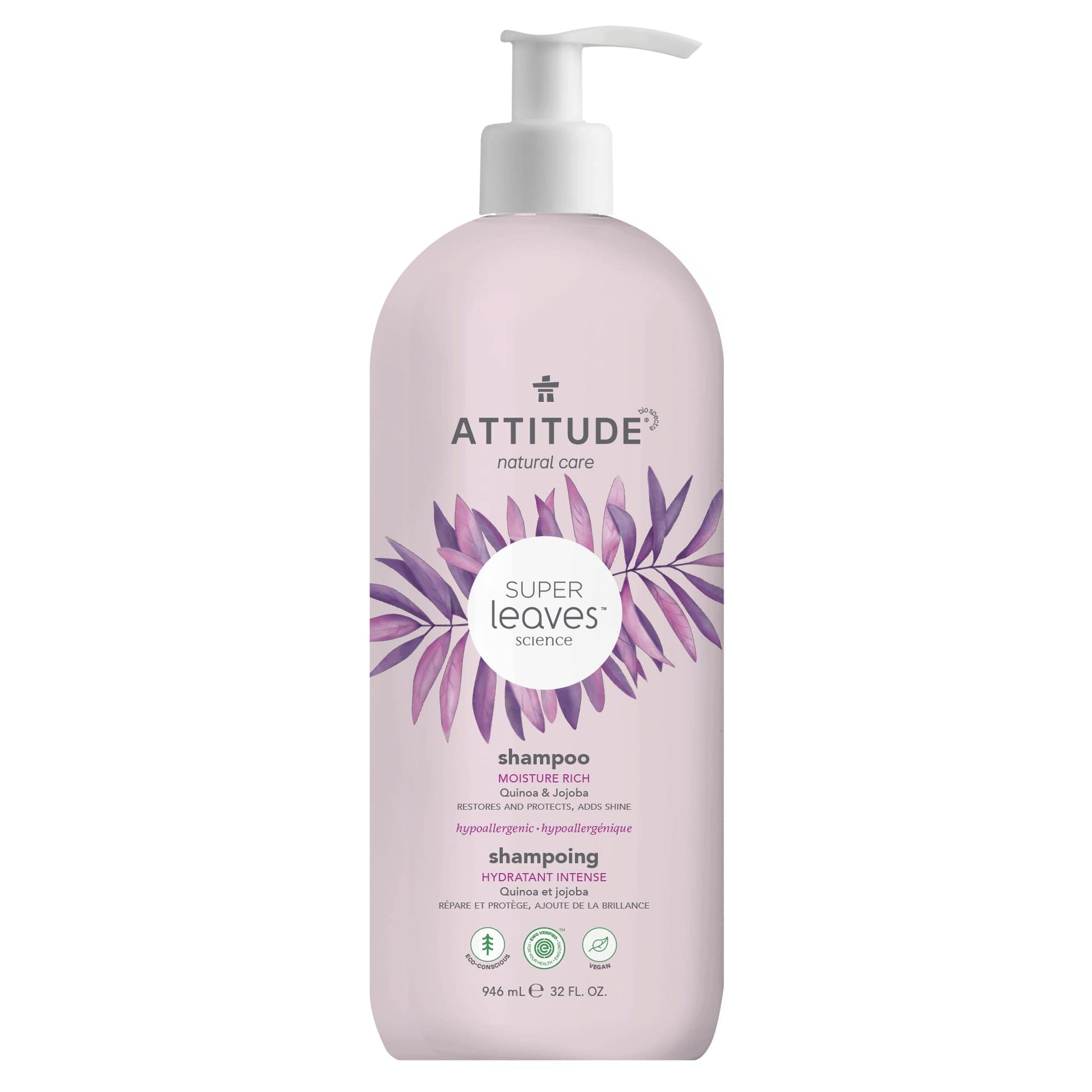 11507 ATTITUDE Super Leaves™ - Shampooing hydratant intense pour cheveux secs _fr?_main? 946 mL