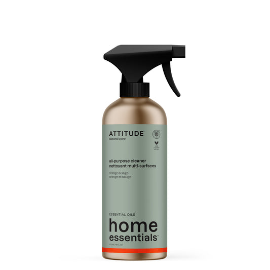 ATTITUDE Home Essentials Essential oils Nettoyant Multi-Surfaces 19186_fr?_main? Sauge et Orange 473 mL